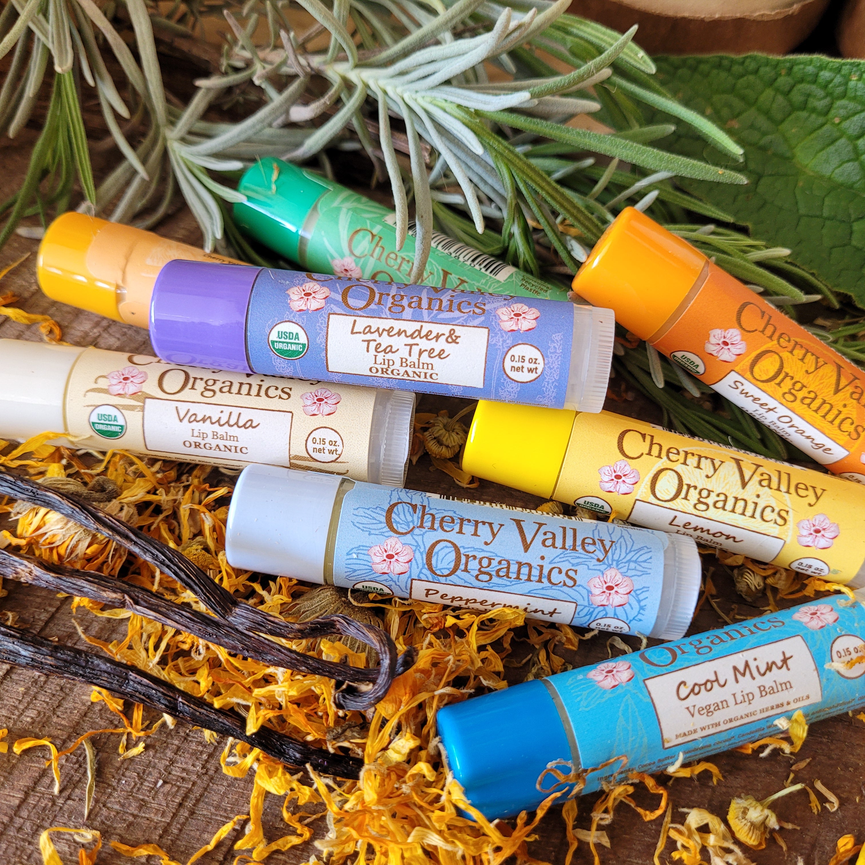 Lip Balm & Gloss | Cherry Valley Organics