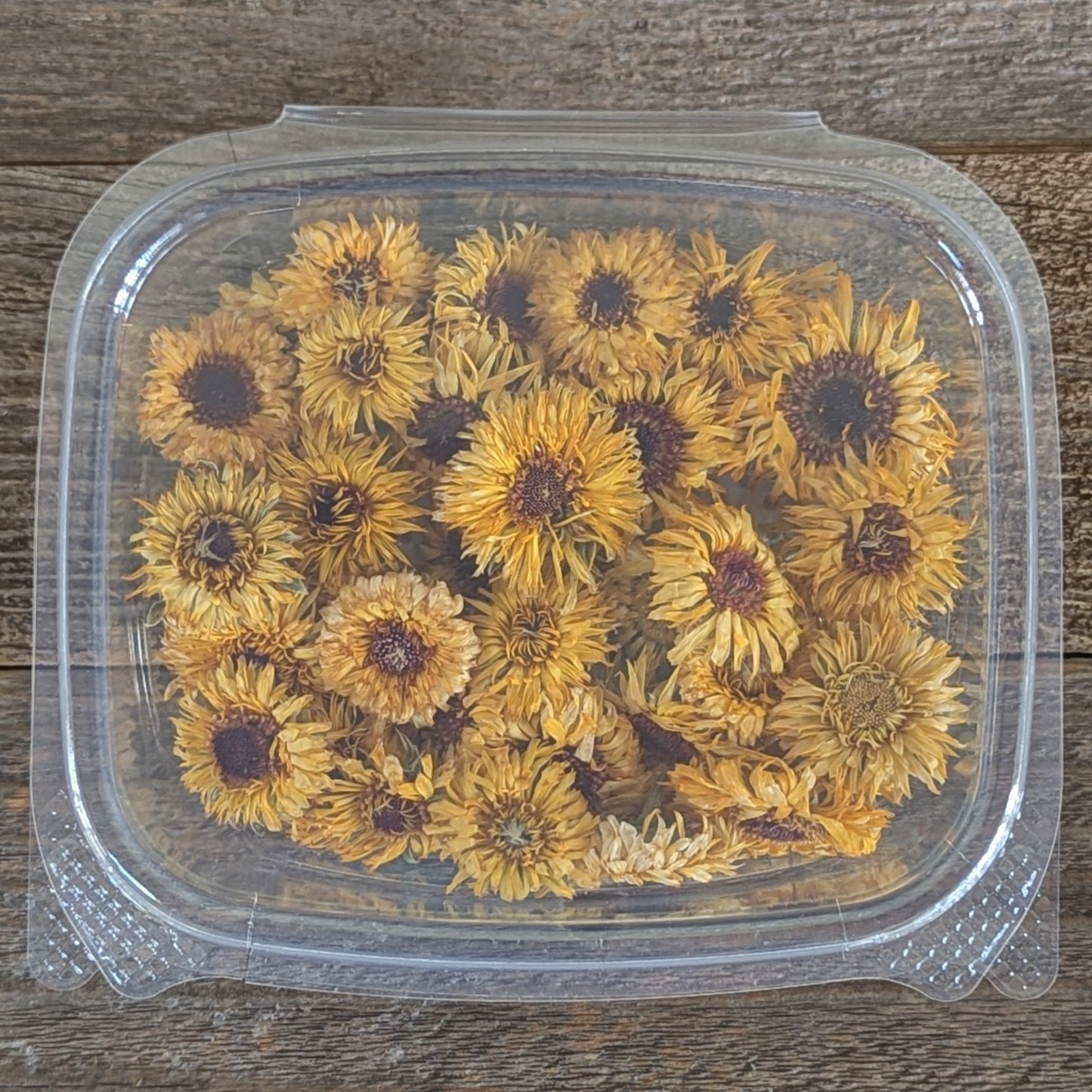 Apricot Calendula, Dried Whole Flowers for Cake Decorating