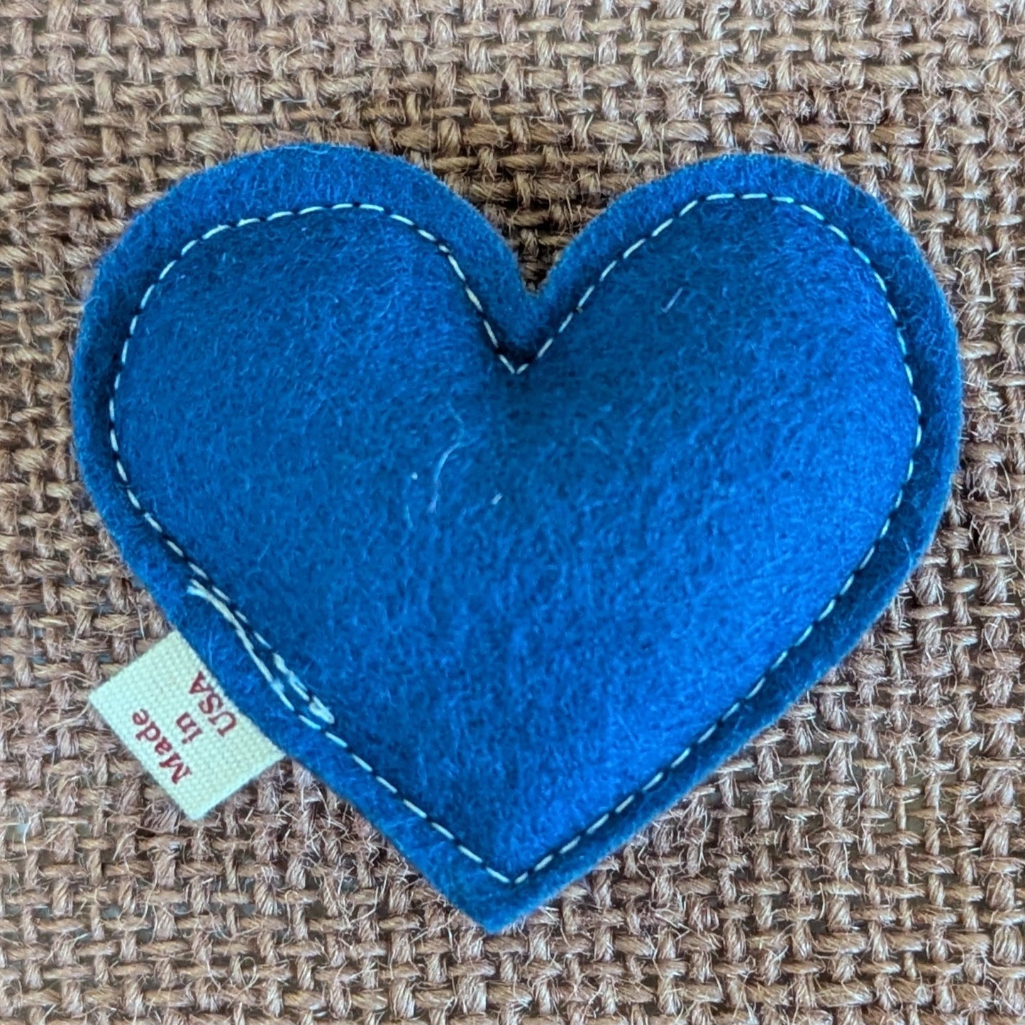 Blue Heart Catnip Toy