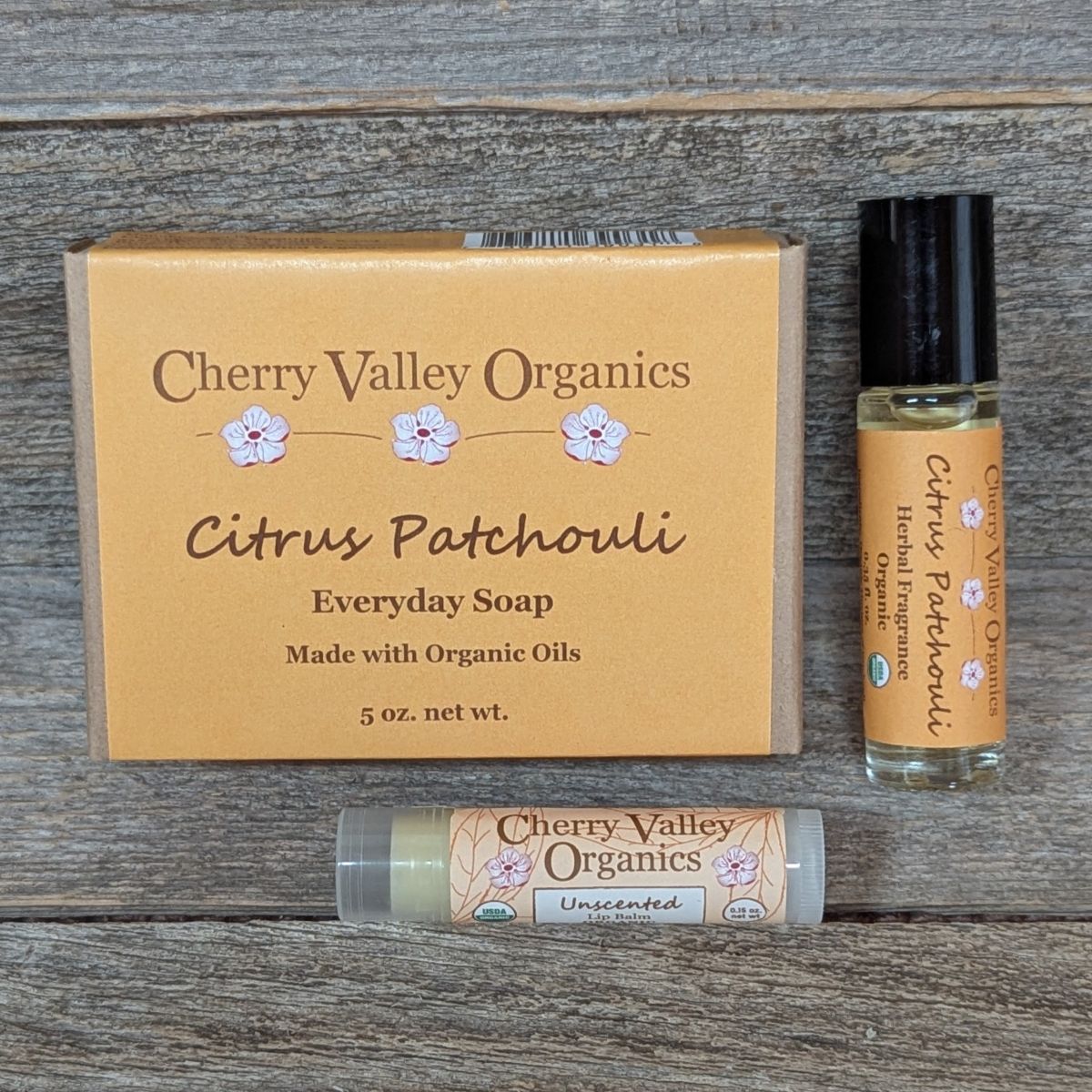 Citrus Patchouli Self-Care Gift Set