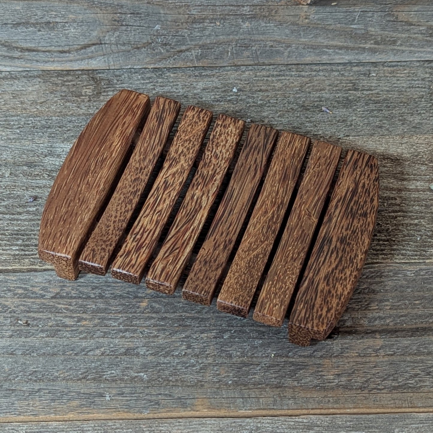 Fair-Trade Coconut Wood Soap Dish