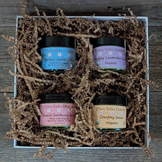 Organic Herbal Salves Gift Box