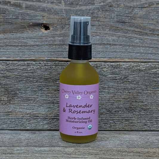 Lavender & Rosemary Herb-Infused Moisturizing Oil