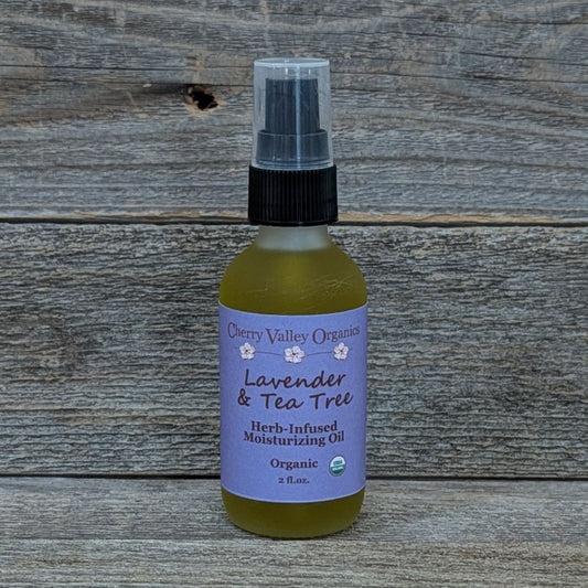 Lavender & Tea Tree Herb-Infused Moisturizing Oil