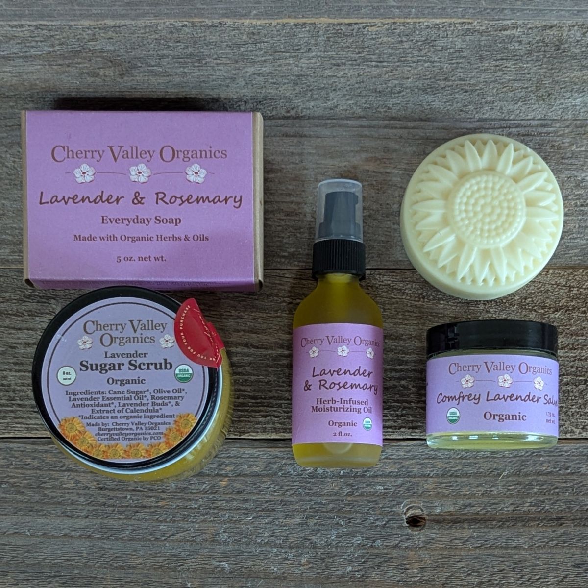 5-Step Herbal Skin Care Ritual - Lavender & Rosemary