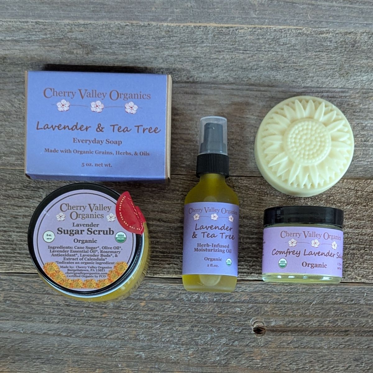5-Step Herbal Skin Care Ritual - Lavender & Tea Tree