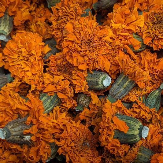 Dried Edible Flowers - Marigold, Orange