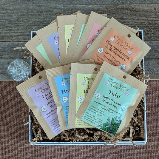 Organic Herbal Tea Harvest Sampler Box