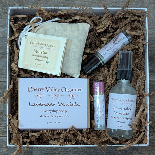Organic Self-Care Gift Box - Lavender Vanilla