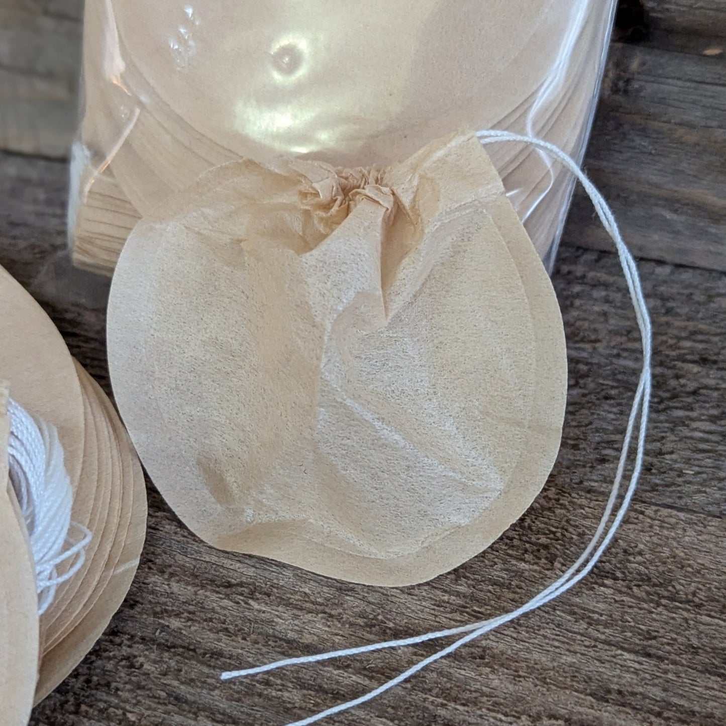 Unbleached Drawstring Tea Bags for Looseleaf Tea