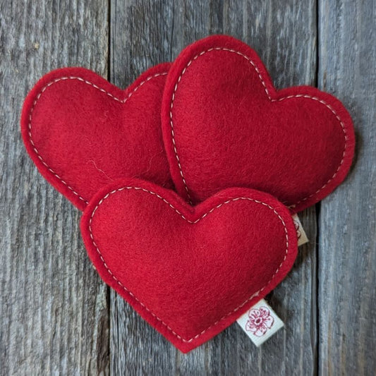 Red Heart Catnip Toy