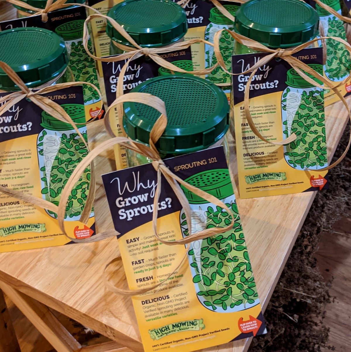 Sprout Growing Kits - Cherry Valley Organics