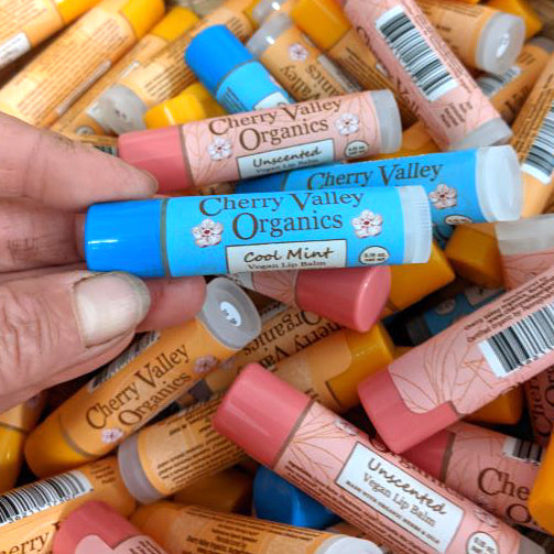 Vegan Lip Balm - Cherry Valley Organics