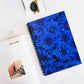 Spiral Notebook - Ruled Line - Blue Bachelor Buttons