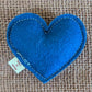 Blue Heart Catnip Toy