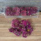 Edible Zinnias for Cake Decorating, Burgundy Purple