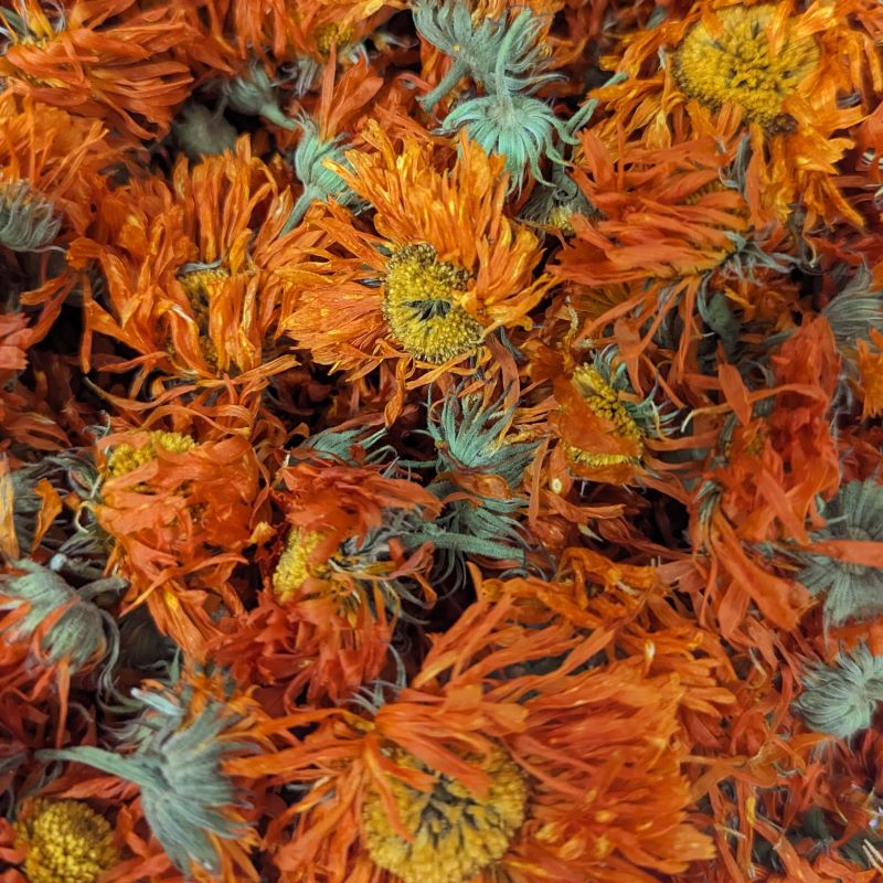 Dried Edible Flowers - Calendula Flowers, Orange