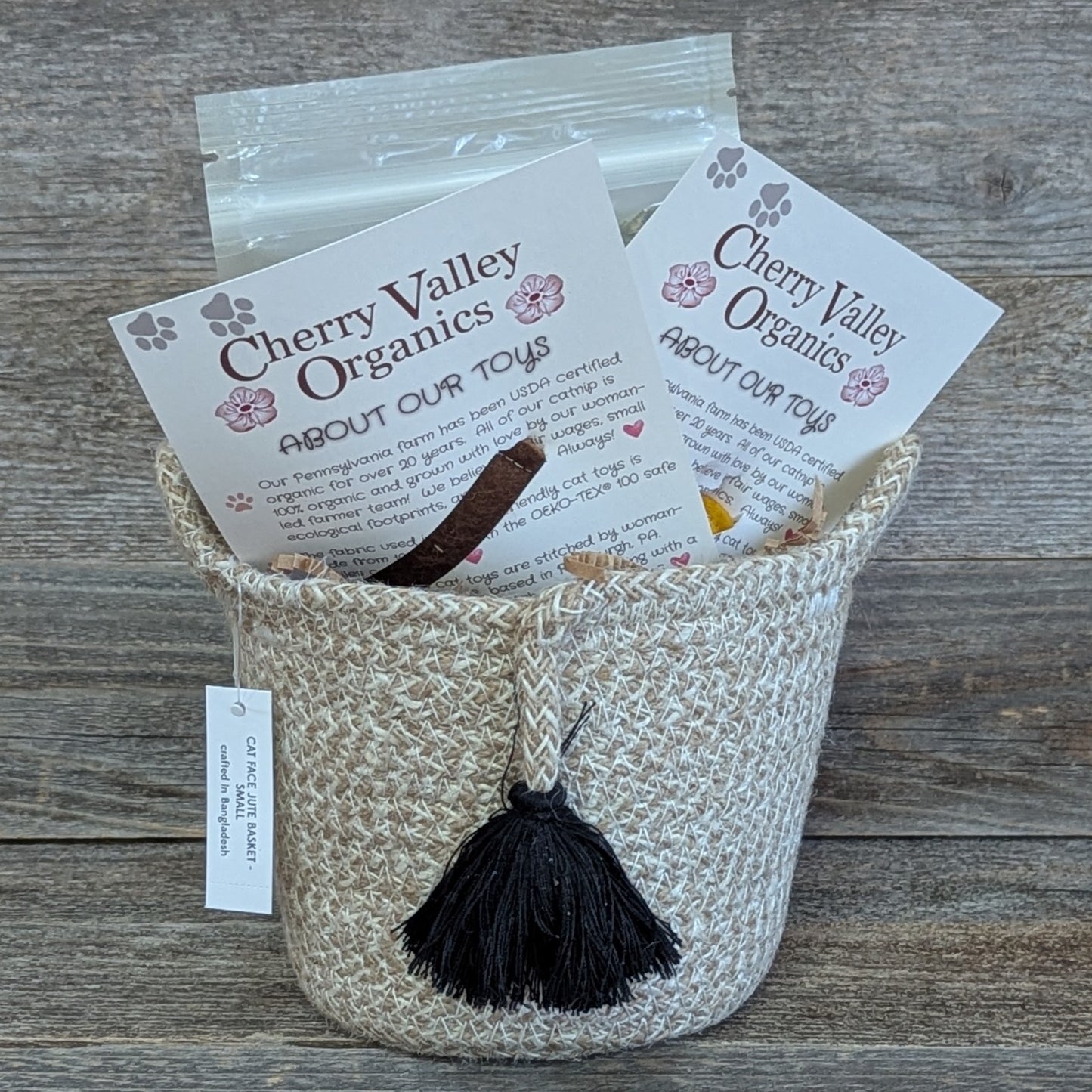 Crazy Cat Gift Basket