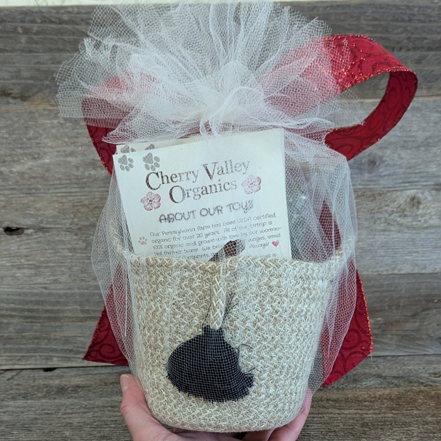 Crazy Cat Gift Basket