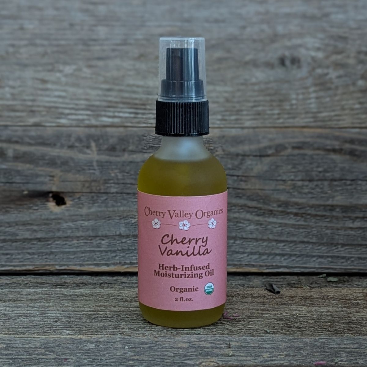 Cherry Vanilla Herb-Infused Moisturizing Oil