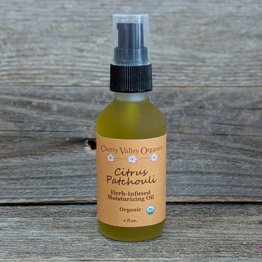 Citrus Patchouli Herb-Infused Moisturizing Oil