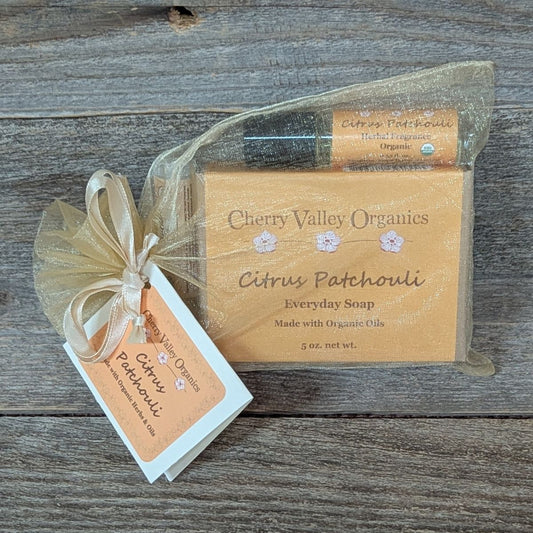 Citrus Patchouli Self-Care Gift Set