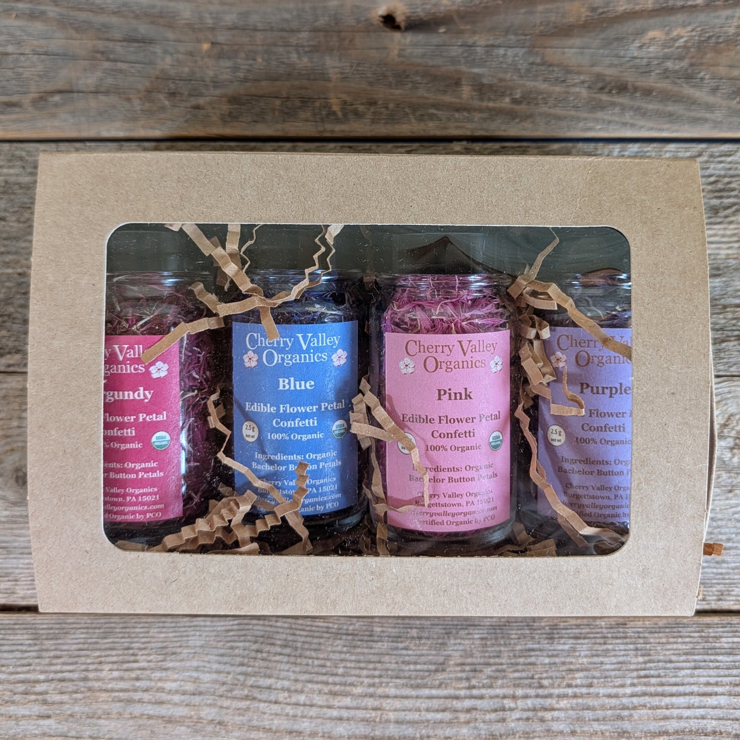 Edible Flower Petal Confetti - Colorful Cornflower Kit