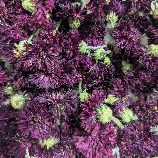 Dried edible flowers, whole and perfect
