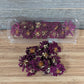 Edible Zinnias for Cake Decorating, Deep Purple