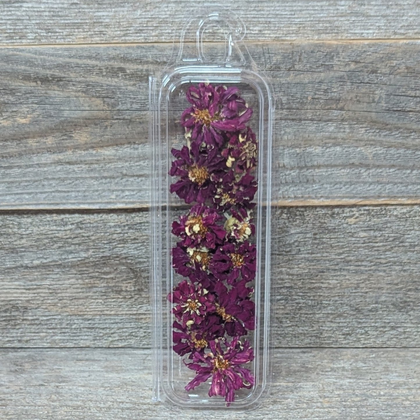 Edible Zinnias for Cake Decorating, Deep Purple