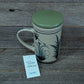 Fair-Trade Dragonfly Ceramic Tea-Infuser Mug