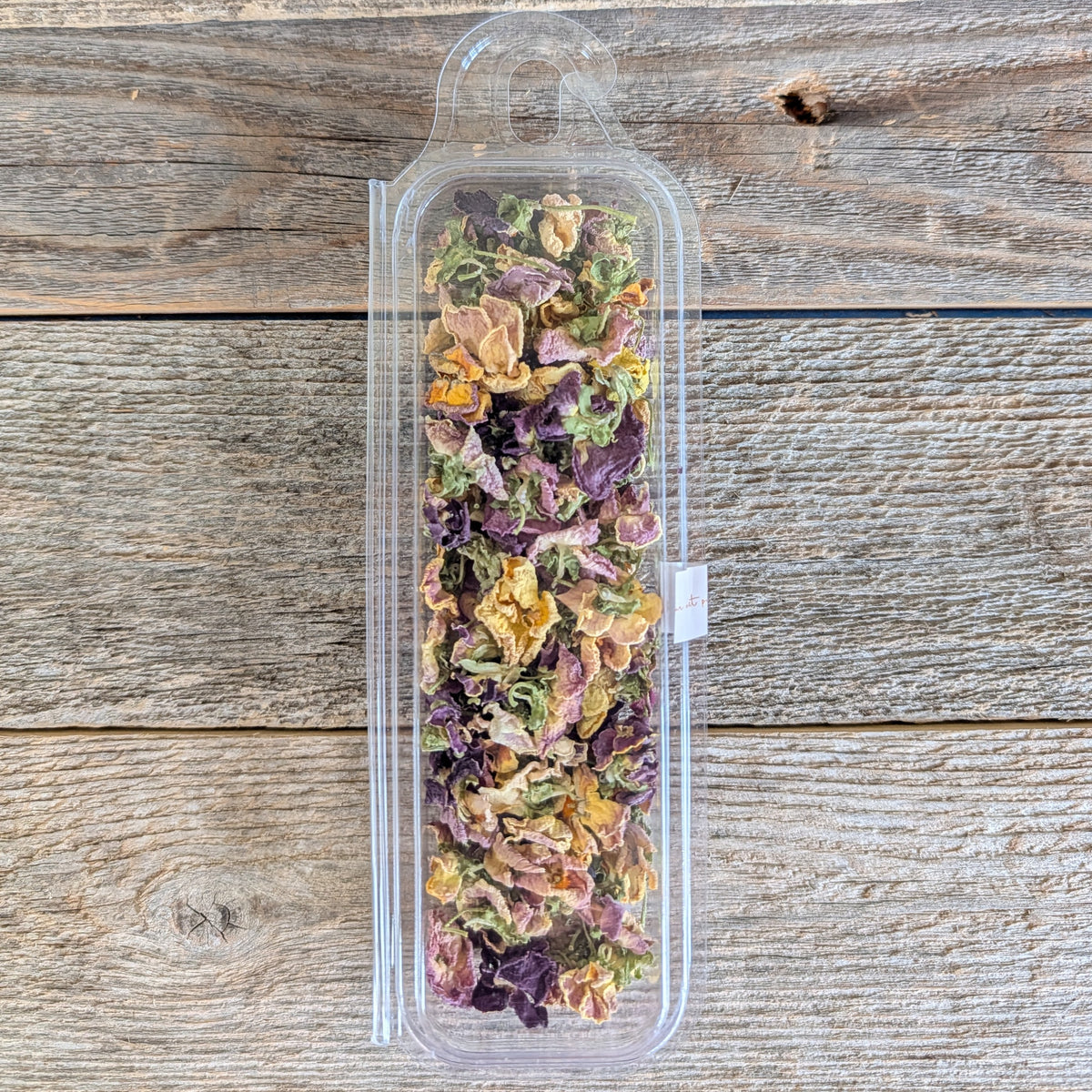 Dried Mulberry & Mauve Violas for Cake Decorating