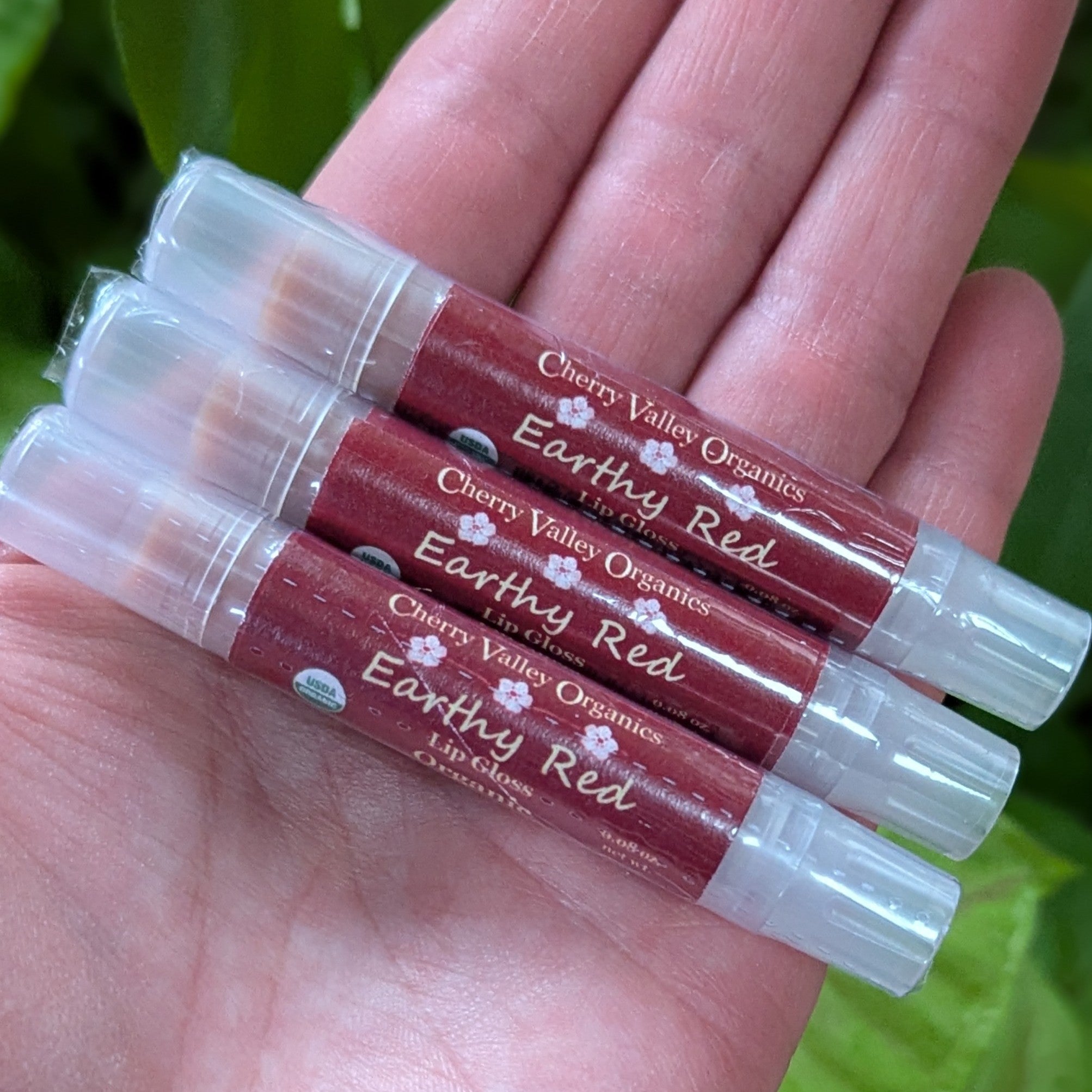 Earthy Red Lip Gloss – Cherry Valley Organics