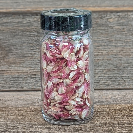 Edible Flower Petal Confetti - Feathery Carmine Gomphrena