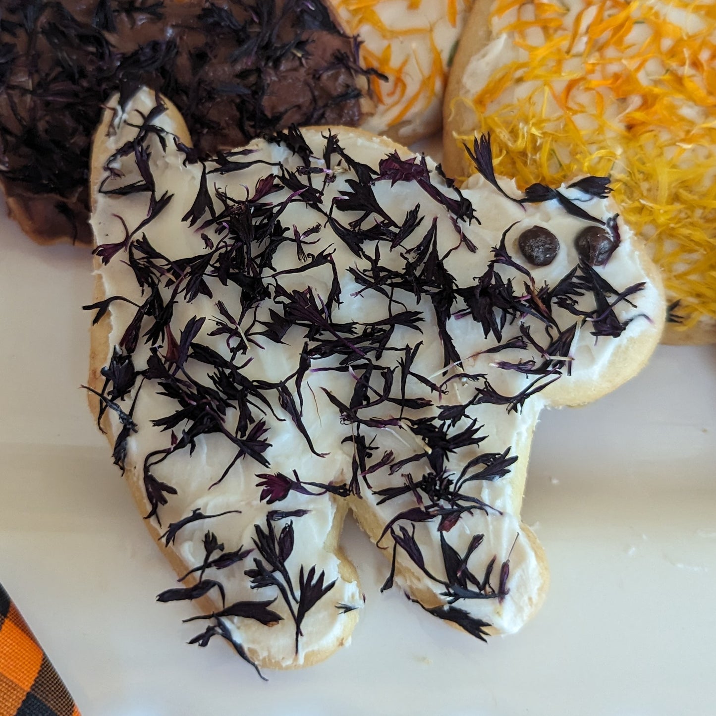 Edible Flower Petal Confetti - Black