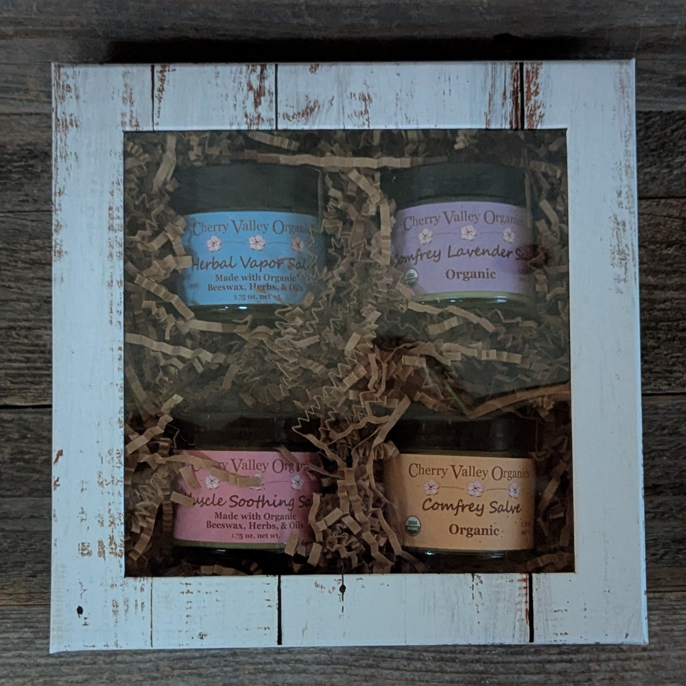 Organic Herbal Salves Gift Box – Cherry Valley Organics