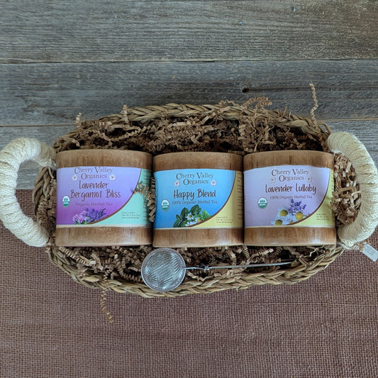 Organic Herbal Tea Gift Basket - Serenity Blends