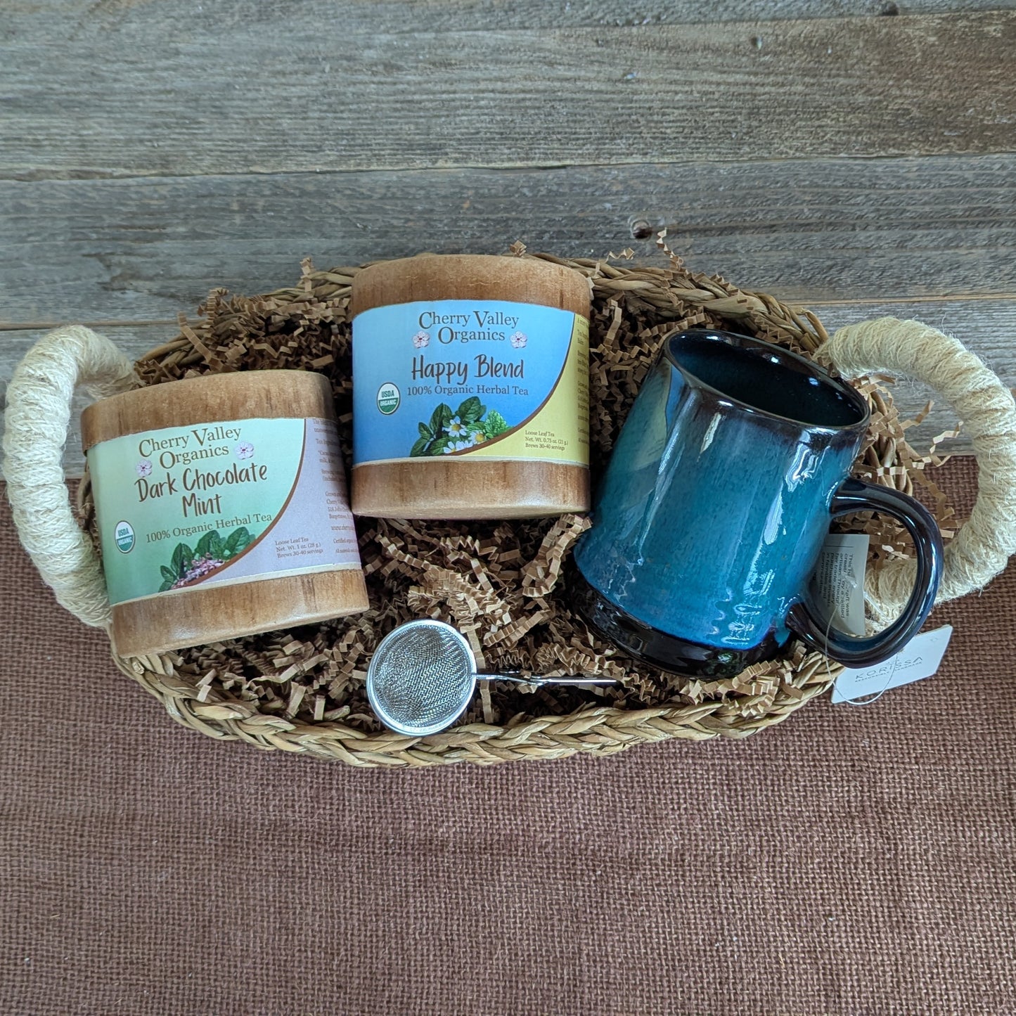 Organic Herbal Tea Lover’s Gift Basket - Mintilicious