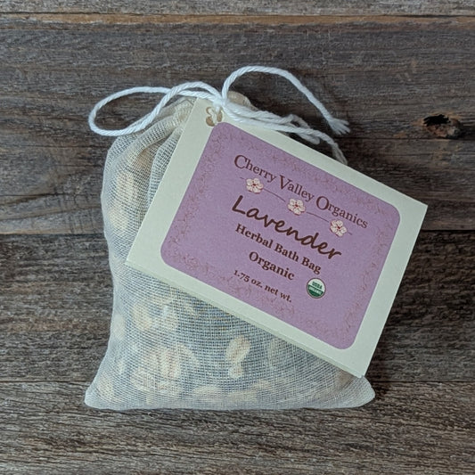 Lavender Bath Bag