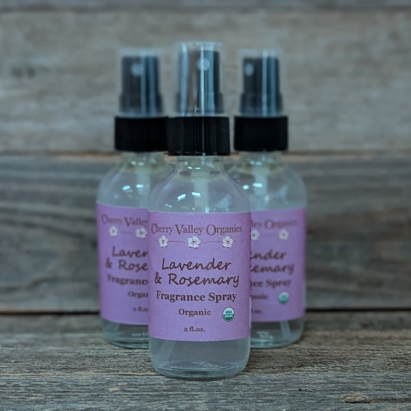 the healing garden room spray Lavender & Rosemary Fragrance Spray – Cherry Valley Organics