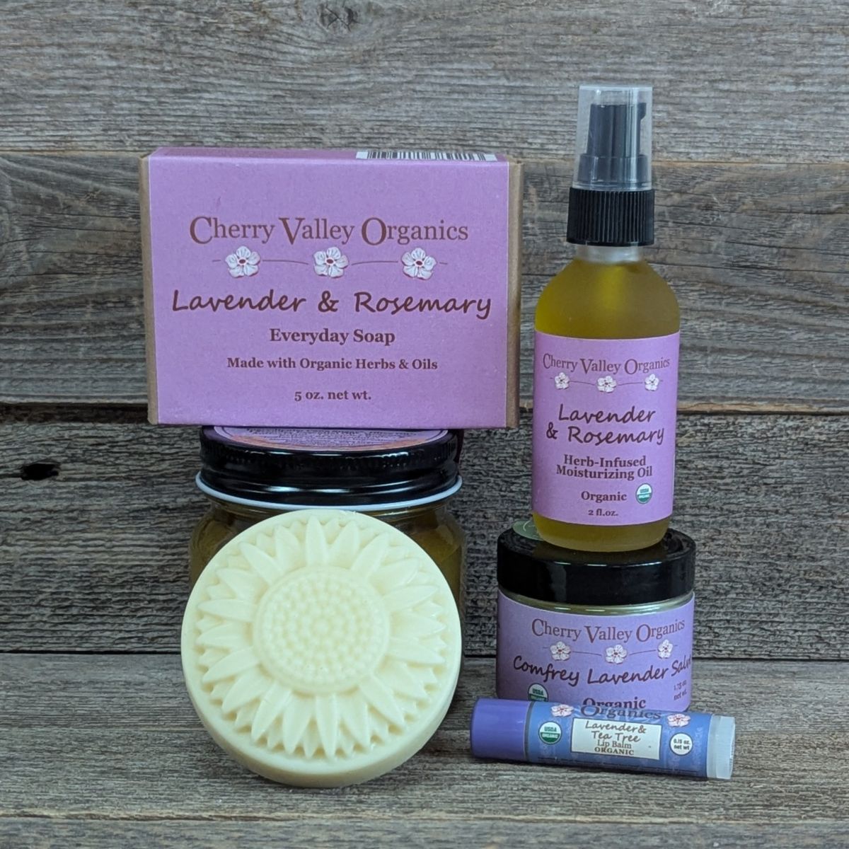5-Step Herbal Skin Care Ritual - Lavender & Rosemary