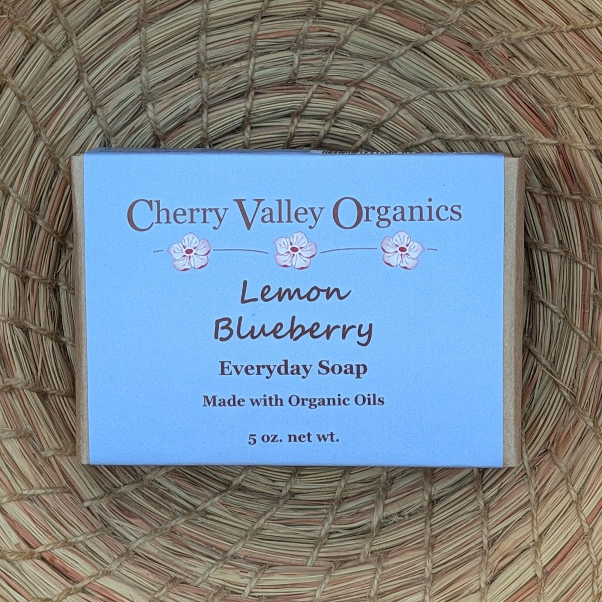 Lemon Blueberry Handmade Bar Soap
