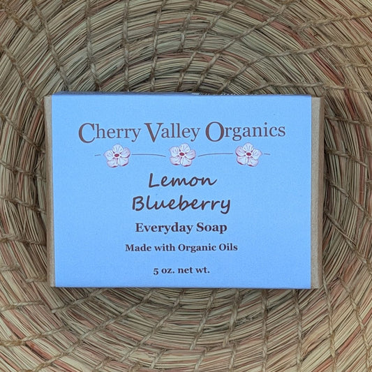 Lemon Blueberry Handmade Bar Soap