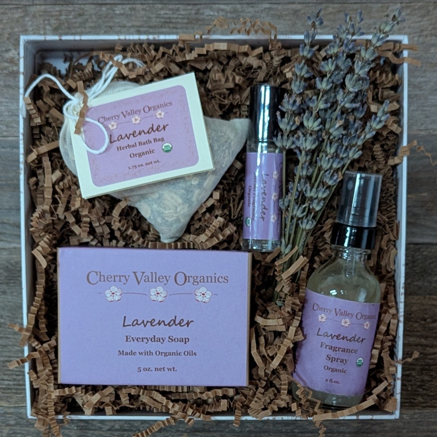 Organic Self-Care Gift Box - Lavender