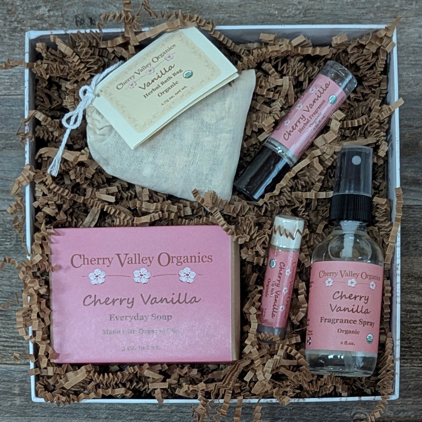Organic Self-Care Gift Box - Cherry Vanilla