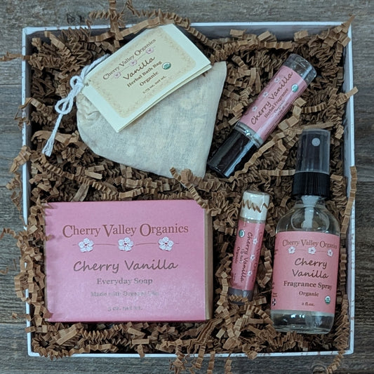 Organic Self-Care Gift Box - Cherry Vanilla