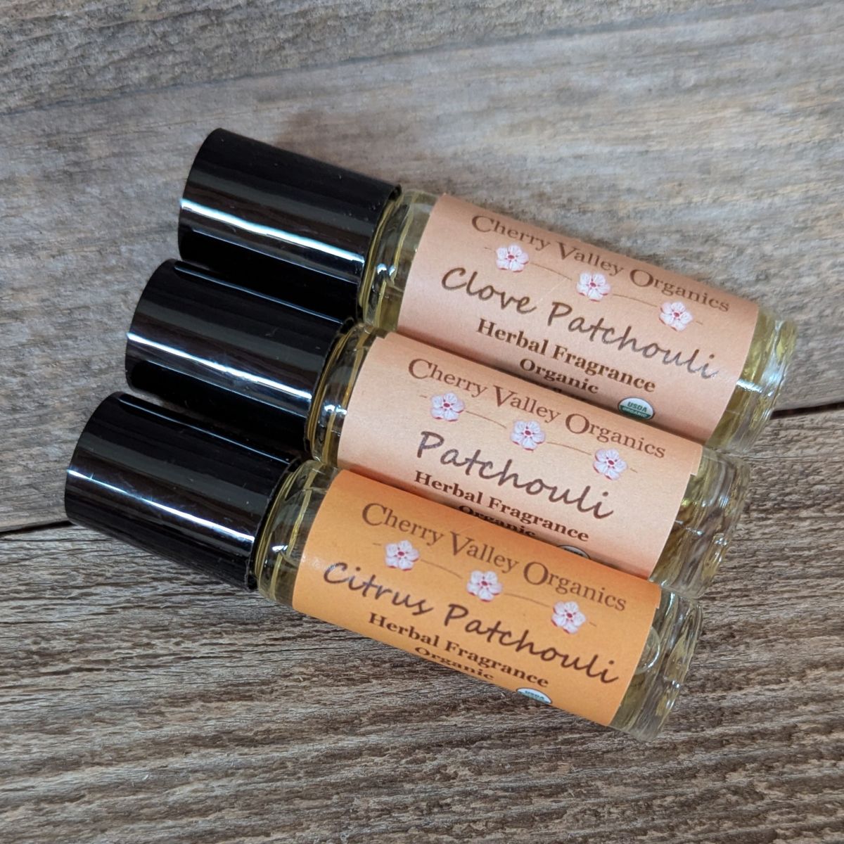 Patchouli Fragrance Roll-On Trio Gift Set