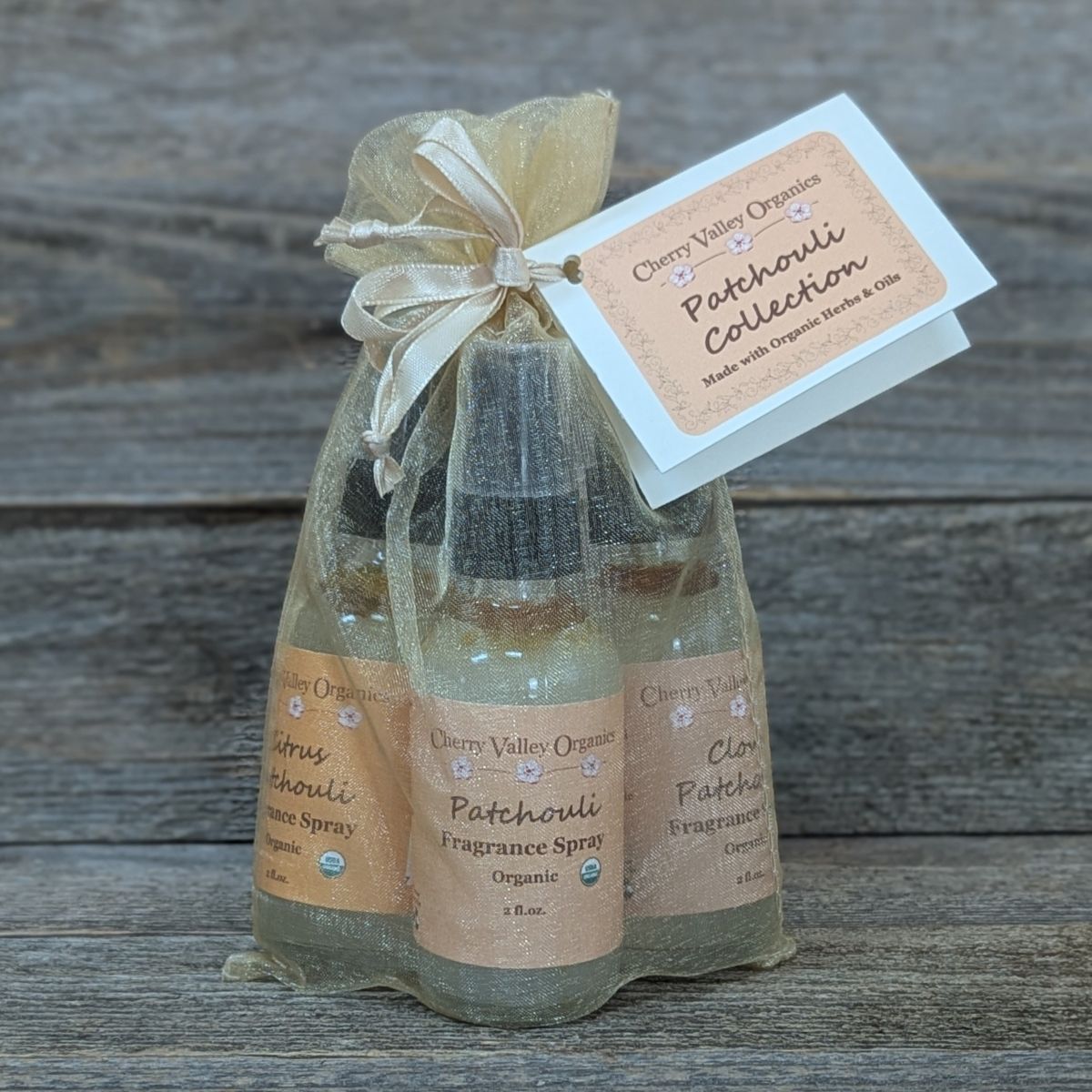 Patchouli Fragrance Spray Trio Gift Set