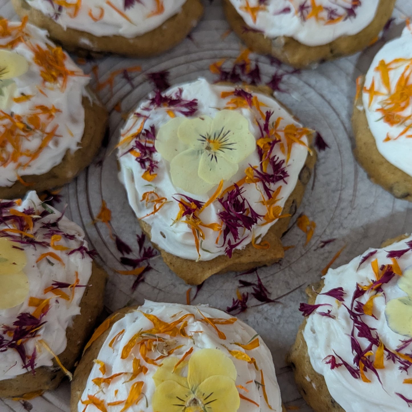 Pressed Edible Flowers - Mini Violas Yellow