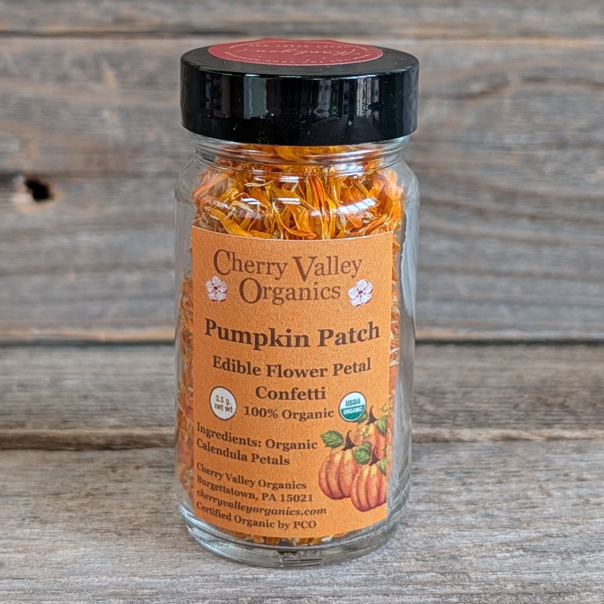 Edible Flower Petal Confetti - Pumpkin Patch